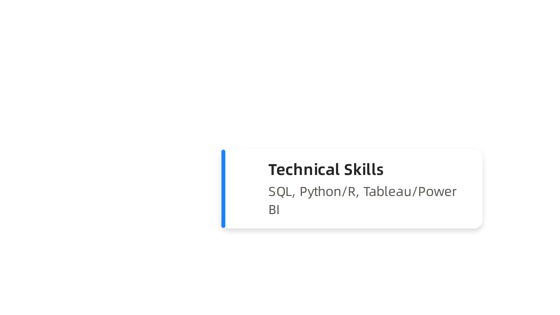 A combination of technical, domain, and soft skills is crucial for data analytics roles in Dubai real estate.